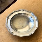 Vintage Silver Bowl With Shell Ornaments thumbnail 3