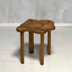 Era Herbst Kruk Eikenhout Vintage Jaren 90 Stool Krukje 1990 thumbnail 2