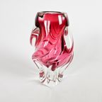 Josef Hospodska - Tsjechië - Glasdesign - Twisted Vase - Chribska Glassworks - 60'S thumbnail 2