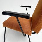 Opnieuw Gestoffeerde Gispen 1401 Fauteuil Van Wim Rietveld, thumbnail 7