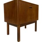 Vintage Kastje Compact Klepkast Jaren 60 Teak Fineer thumbnail 6