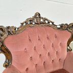 Vintage Barok Fauteuil / Éénzit / Retro Stoel thumbnail 6