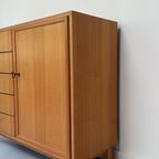 Vintage Houten Kast Met 5 Lades En 1 Deurtje thumbnail 9