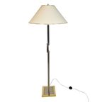 Herda Holland - Vloerlamp - Messing - Chroom - 3E Kwart 20E Eeuw thumbnail 3