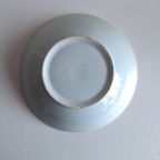 Blauwe Koi Karper, Schaal Porselein Ø 23 Cm, Begin 20E Eeuw thumbnail 10