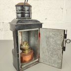 Oude Zwarte Scheepslamp thumbnail 3