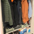 Vintage Brocante Houten Kleding Kast thumbnail 5