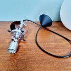 Grote Suspensie In Wit Gesatineerd Opaalglas, Limburg, 1970 thumbnail 11