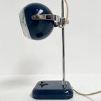 Blauwe Space Age Tafellamp, 1960’S thumbnail 7