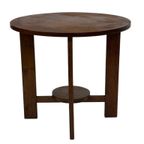 Art Deco Plantentafeltje Bijzettafeltje Eikenhouten Jaren 50 thumbnail 22