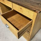 Vintage Xl Industriele Bureau / Desk thumbnail 7