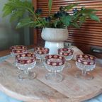 Set Van 6 Vintage Italiaanse Glaasjes thumbnail 6