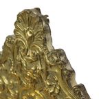 Antieke Kussenspiegel Repousse Spiegel Facet Frankrijk 19de Eeuw thumbnail 15