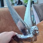 Antiek Auto Motorkap Ornament Vliegende Godin Cadillac Nash. thumbnail 4