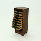 Art Deco Tambour Door Cabinet 1920s thumbnail 13
