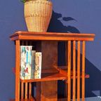Vintage Boekenkast, Boekenmolen, Op Wieltjes, Kast, Kastje thumbnail 8