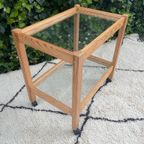 Trolley / Bar Cart / Roltafel Pinewood Glas thumbnail 6