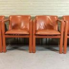 Set Van 4 Leolux Cachucha Leren Stoelen, Hugo De Ruiter thumbnail 8