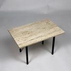 Vintage Travertine Side Table thumbnail 4