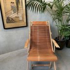 Vintage ‘Chaise Longue’ Bamboe – Japandi thumbnail 4