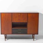Minimalistische Mid-century Barkast In Teak Door Van Pelt, België 1960 thumbnail 6