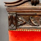 Set Van 6 Stoelen In Neogotische Stijl. thumbnail 2