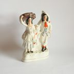 Staffordshire Figurine Of A Scottish Couple 19Th Century thumbnail 8