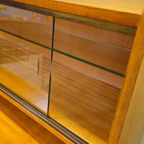 Vintage Highboard Vitrinekast Vitrine Kast Kastje Dressoir Wandkast thumbnail 5