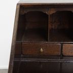 Tijdloze En Charmante Antieke Engelse Eikenhouten Secretaire/ Ladekast Met Een Mooi Interieur thumbnail 16