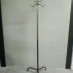 Vintage Tripod Industriële Metalen Chroom Kapstok thumbnail 4