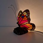 Glas In Lood Vlinder Lamp Tiffany Stijl Vlinderlamp thumbnail 6
