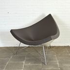 Iconische Vitra Coconut Chair – Modernistisch Design In Grijs Leer thumbnail 9