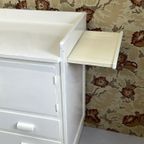Vintage Commode Met Plankje Retro Babykamer Kast thumbnail 8