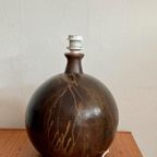 Grote Vintage Keramiek Lamp Brutalist Jaren 60 thumbnail 10