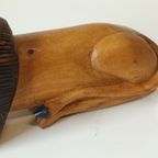Volkskunst Houten Leeuw thumbnail 7