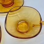 Set Nestle Kop En Schotel Amber Glas 8 Delig thumbnail 6