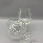 Set Cognacglazen Loodkristal Geslepen Aar 2 Stuks thumbnail 6
