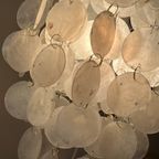 Opaline Capiz Parelmoer Goud Frame Schelp Hanglampen Meerdere Beschikbaar thumbnail 7