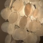 Opaline Capiz Parelmoer Vintage Schelp Hanglampen Meerdere Beschikbaar thumbnail 7