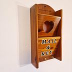 Vintage Sleutelkastje Cherokee Indian Handwerk thumbnail 3