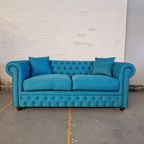 Chesterfield Bank Bahama Oceaanblauw (3-zits) thumbnail 8