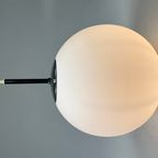 Vintage Glazen Bollamp / Hanglamp, Glashütte Limburg, Duitsland 1960's thumbnail 3