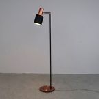 Fog En Morup Koperen Vloerlamp Studio, 1960s thumbnail 5
