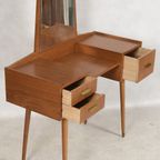 Vintage Teak Kaptafel Jaren 60 (291)Zweden thumbnail 5