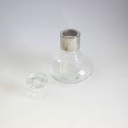 Modernist Glass Decanter With Lid thumbnail 4