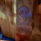 2 Mahonie Bureaustoelen thumbnail 7