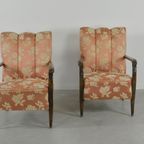 1950’S Swedish Modern Set Of 2 Sculptural Armchairs thumbnail 9