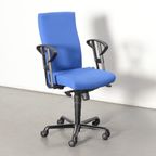 Sitag Bureaustoel, Blauw, 2D Armleggers thumbnail 2