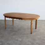 Vintage Eettafel | Tafel | Verlengbaar | Brutalist | Kjaernulf (2) thumbnail 6