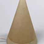 Vintage Alabaster Cone-Shaped Lamp thumbnail 5